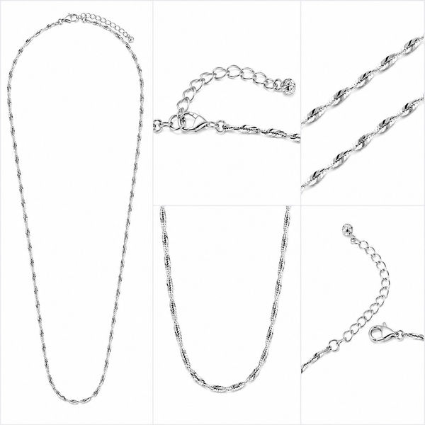 Silver Spark Snake neckchain 